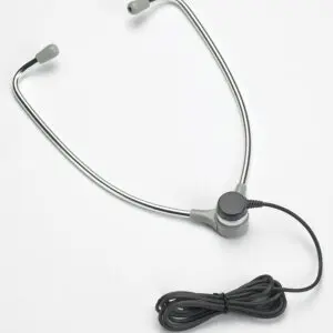 Aluminum Hinged Stethoscope Style Headset with 10' Cord AL-60L Aluminum Hinged Stethoscope Style Headset with 10' Cord AL-60L