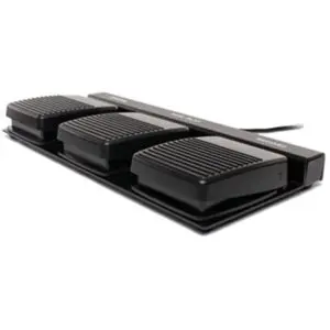 3-Function USB Foot Pedal for Handsfree Dictation-0 3-Function USB Foot Pedal for Handsfree Dictation-0