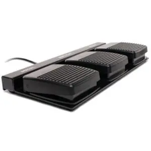 3-Function Waterproof USB Foot Control for Hands-Free Dictation-0 3-Function Waterproof USB Foot Control for Hands-Free Dictation-0