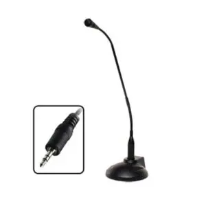 18" Gooseneck Microphone with Stereo 3.5 mm plug-0 18" Gooseneck Microphone with Stereo 3.5 mm plug-0