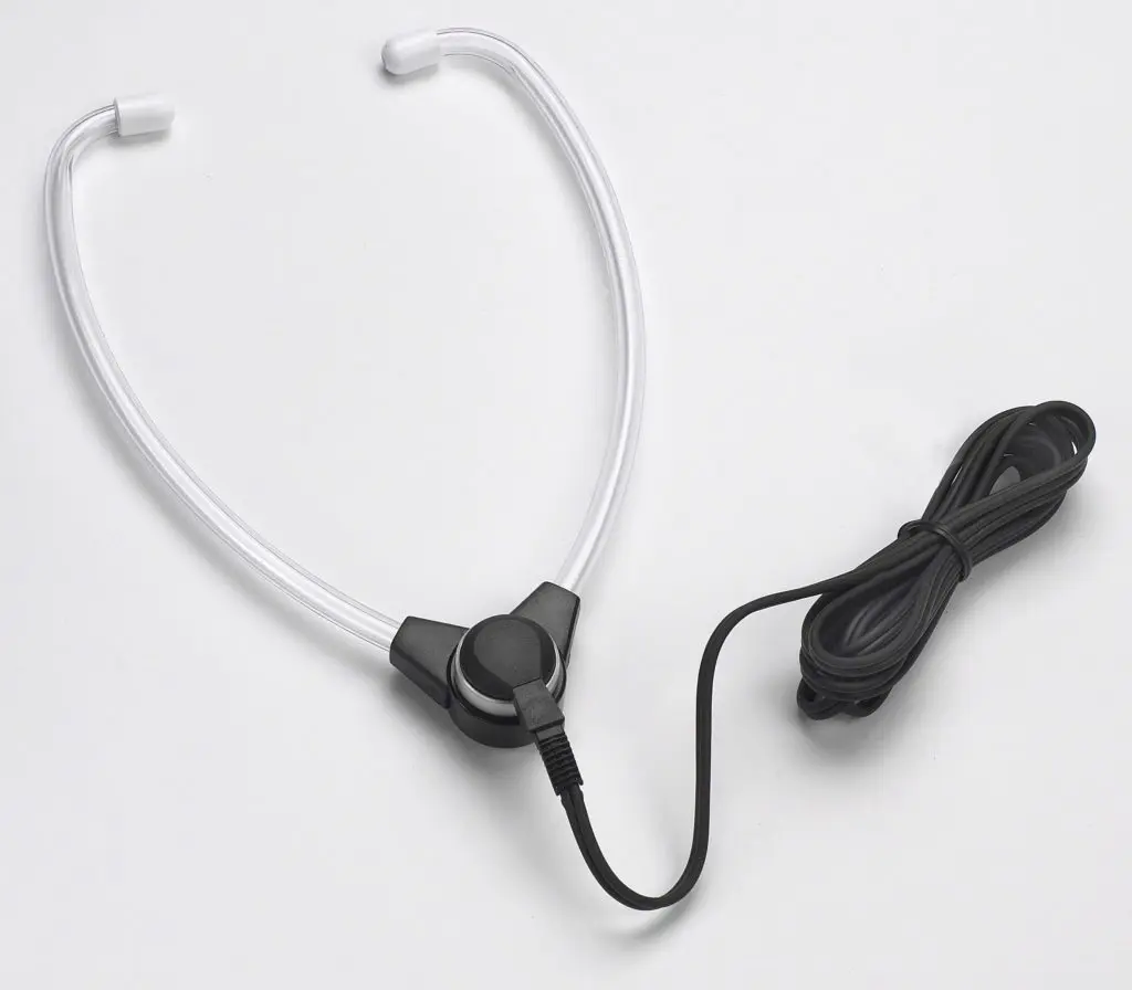 Hinged Stethoscope Style Headset With 3.5 mm Right-Angle Plug