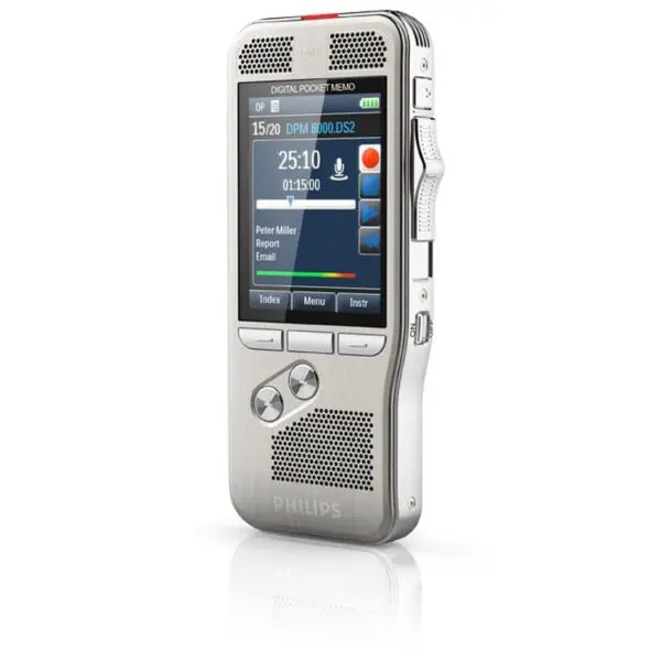 Philips 2-Channel Meeting Recorder Kit DPM8900 with 4 microphones-827 Philips 2-Channel Meeting Recorder Kit DPM8900 with 4 microphones-827