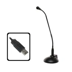 18" Professional Gooseneck Noise Canceling and Detachable USB A~B Cable-0