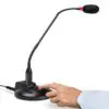 18 inch Push-to-Talk USB Gooseneck Microphone 18 inch Push-to-Talk USB Gooseneck Microphone
