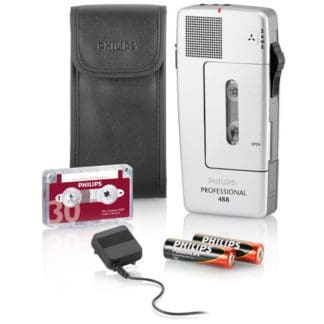 Philips Minicassette Handheld Pocket Memo LFH488-0