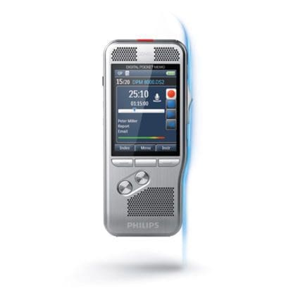Philips DPM8500 Pocket Memo Digital Voice Recorder with Integrated Barcode Scanner-701