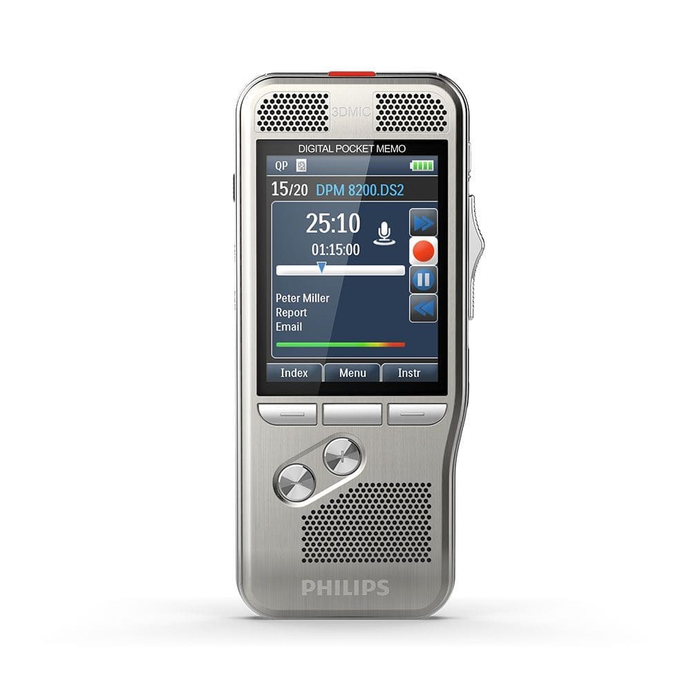 Philips DPM8100 Digital Voice Recorder | TranscriptionGear.com