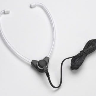 Hinged Stethoscope Style Headset With Round DIN Plug