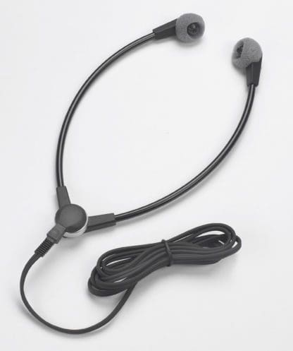 Y Shaped or Wishbone Style Headset With Right-Angle 3.5 mm Plu