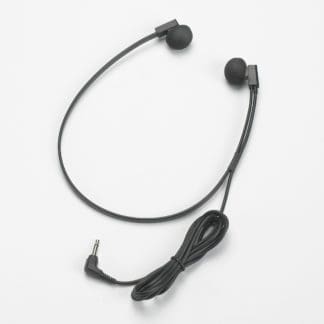 Spectra SP-RA Twin Speaker Headset With Right-Angle 3.5 mm Plug