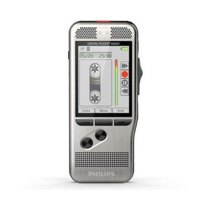 Philips DPM7000 Digital Voice Recorder with 4-Position Slide Switch-2213
