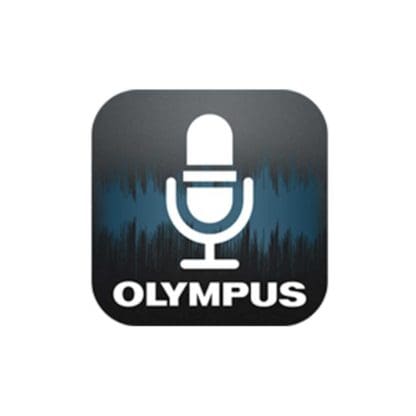 Olympus Dictation application for iOS and Android
