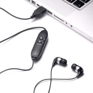 Philips ACC0232/00 Stethoscope style Transcription Headphones - 3.5mm /  Transcription / Transcription Headsets 