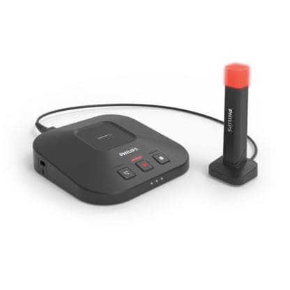 SpeechOne Wireless Dictation Headset w/ Docking Station & Status Light-2118