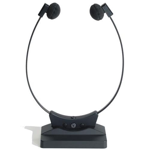 Wireless Bluetooth Headset & Charging Stand W/Built In Microphone